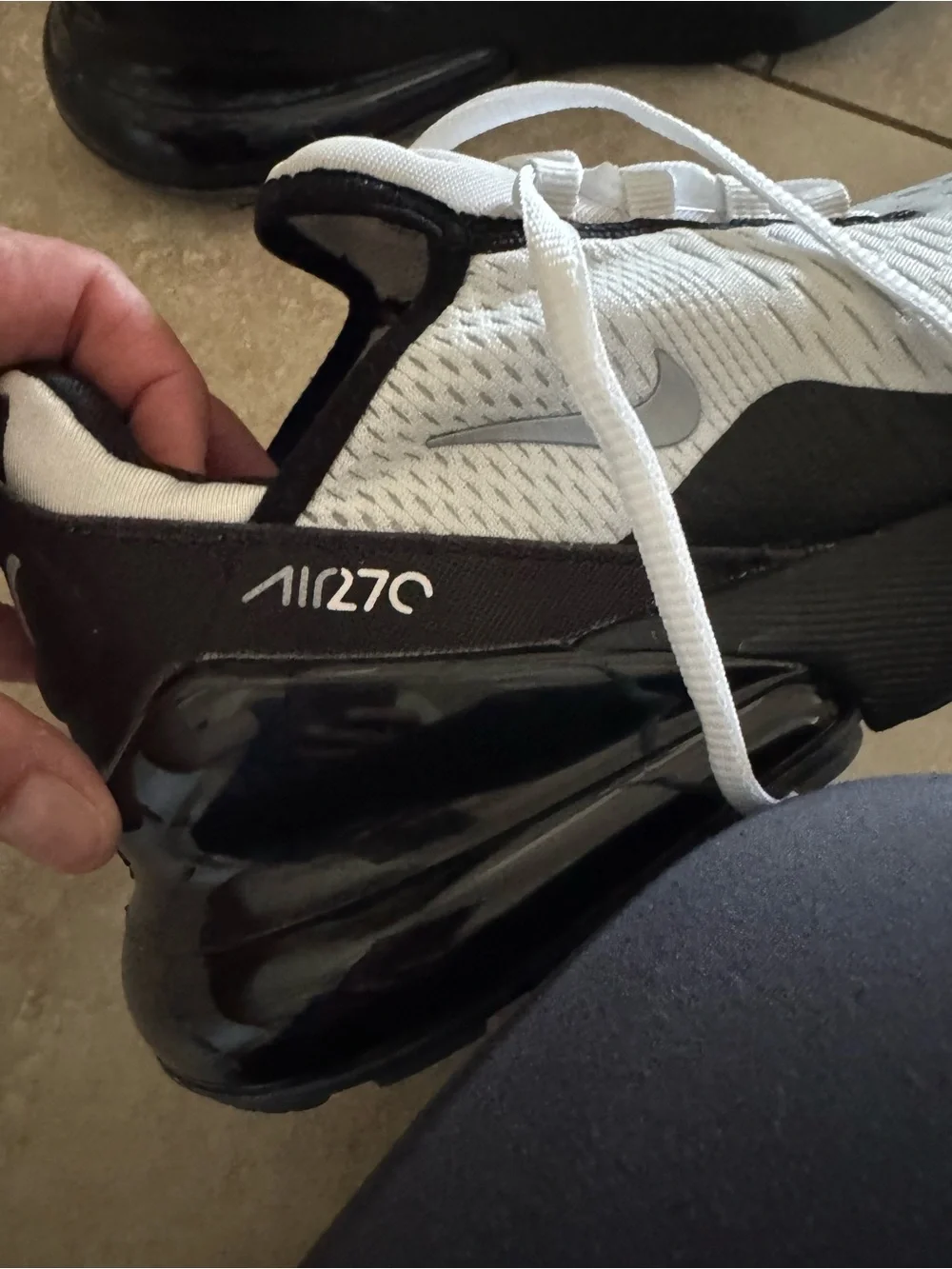 Nike Men’s Sneakers in White and Black
